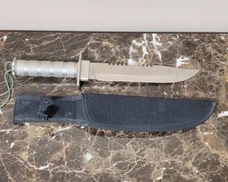 Fixed Blade Survival Knife With Sheath