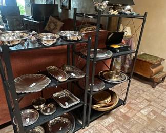 Silver Plated serving trays
