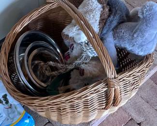 Dog Toys and blankets and bowls