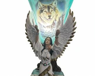 The Bradford Exchange Guiding Spirits Collection featuring Native American Inspired Figurines and Vase second image