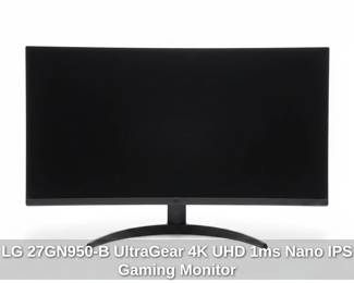 LG GNB UltraGear K UHD ms Nano IPS Gaming Monitor