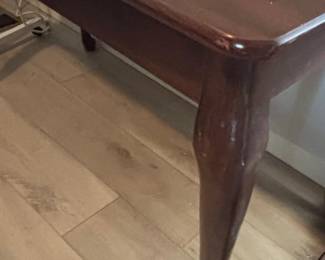 Antique Queen Anne Mahogany Console Table second image