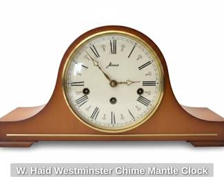 W. Haid Westminster Chime Mantle Clock