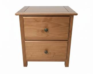 Two Grain Wood Furniture Shaker Drawer Nightstands