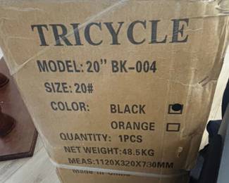 BK Tricycle New in Box third image