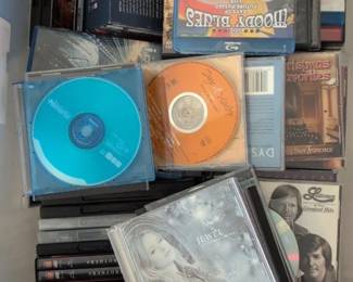 Assorted Bluray, DVD, and CD Collection