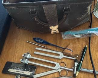 Vintage Medical Bag with Instruments second image