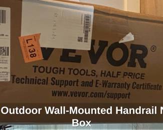Vevor Outdoor WallMounted Handrail New in Box