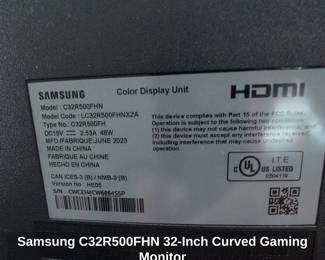 Samsung CRFHN Inch Curved Gaming Monitor second image