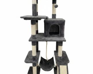 Yaheetech MultiLevel Cat Tree Condo with Hammock and Ramp