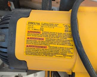 DeWalt DWS Double Bevel Compound Miter Saw with Stand second image
