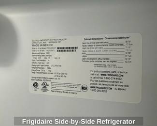 Frigidaire SidebySide Refrigerator fourth image