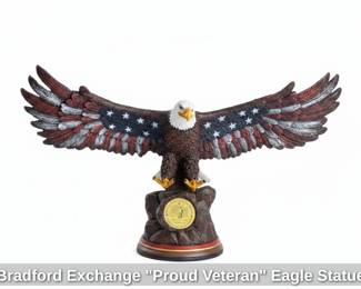 Bradford Exchange Proud Veteran Eagle Statue