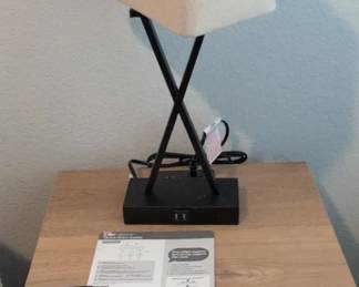 Modern Table Lamp with USB Ports
