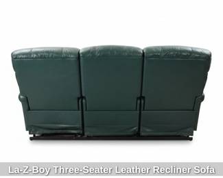 LaZBoy ThreeSeater Leather Recliner Sofa second image
