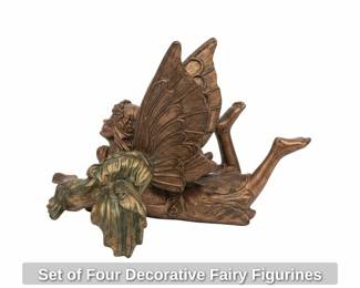 Set of Four Decorative Fairy Figurines second image
