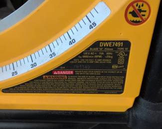 DEWALT DWERS Jobsite Table Saw with Rolling Stand second image