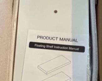 White Floating Shelf New in Box