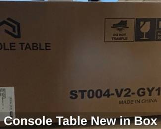 Console Table New in Box