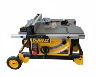 DEWALT DWERS Jobsite Table Saw with Rolling Stand