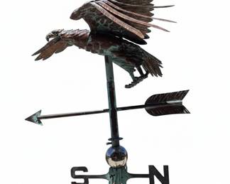 Copper Flying Eagle Weathervane second image