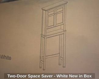 TwoDoor Space Saver  White New in Box second image
