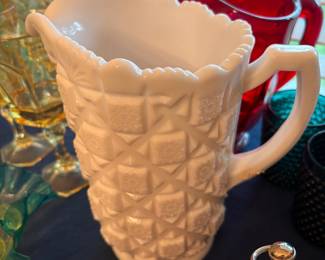 Westmoreland Milk Glass Pitcher