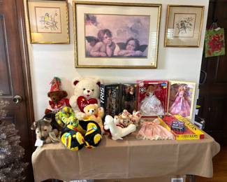 Plush Toys and Barbie Collection