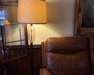 Beautiful Glass Globe Floor Lamp