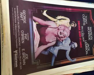 "Some Like it Hot" with Marilyn Monroe, Tony Curtis and Jack Lemmon