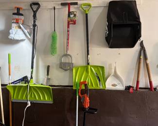 Snow Shovels, Edge Shoves, Clippers