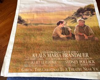 "Out of Africa with Robert Redford and Meryl Street - one of my favorites