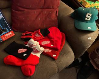 Red Wings Hats & Socks