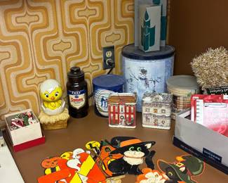 Vtg Halloween Decor
