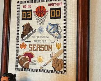 The 4 Seasons Sports Counted Cross Stitch