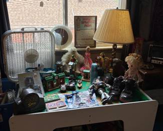 Box Fan, Table Lamp
