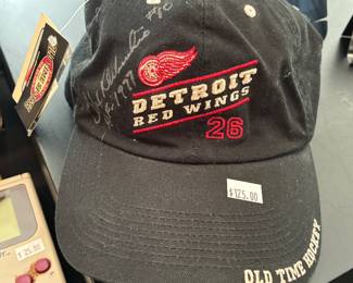 Signed Detroit Red Wings Hat
