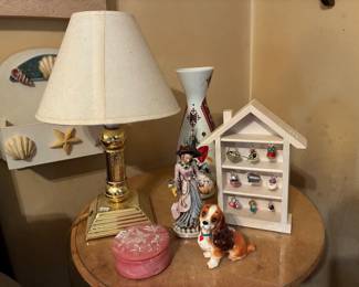 Trinket Shelf, Misc Decor, Decorative Lamp