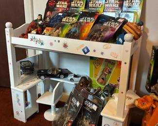 Doll Desk Bed, Star Wars Figures