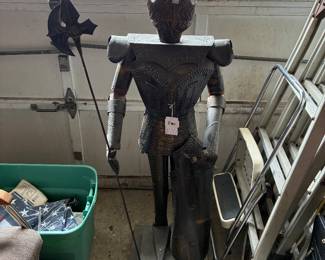Metal Knight Statue
