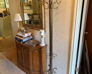 Vintage Brass umbrella stand coat rack