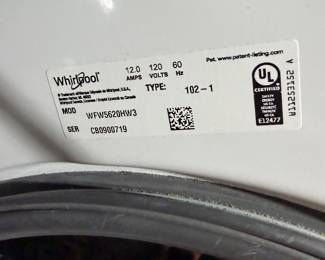 Whirlpool Front laod dryer