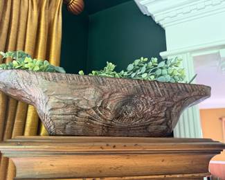 Carved Wooden Bowl