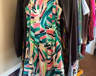 Ladies floral party dress
