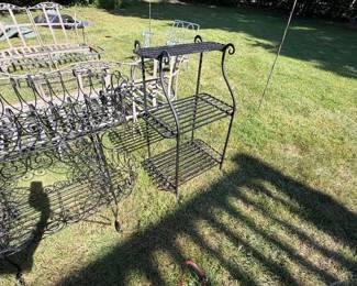 Outdoor flower stand and planter