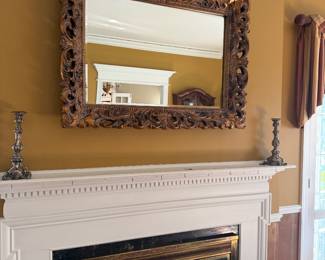 Mirror with Elaborate frame