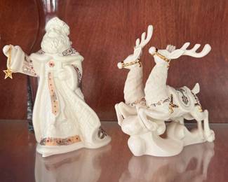 Lenox christmas decorative figurines