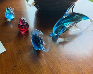 Glass figurines