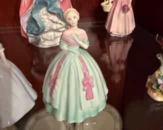 Coalport figurines