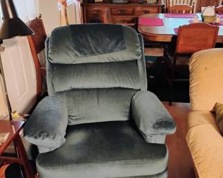 estate blue recliner